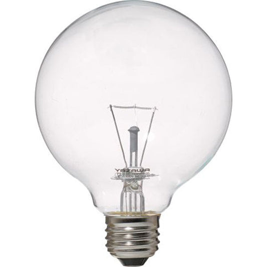 G95ボール形 白熱ランプ 100W形 E26 クリア_GC100V90W95_YAZAWA(ヤザワコーポレーション)