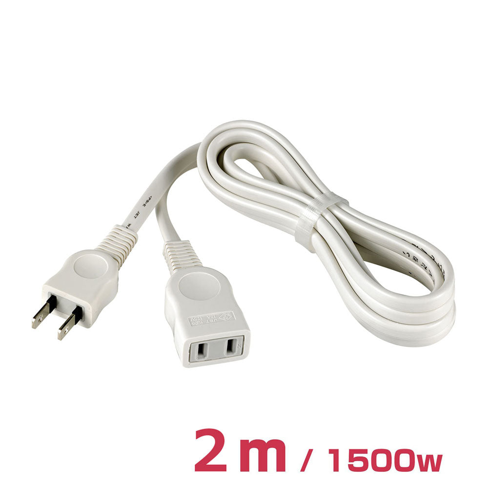 LPE-102N(W) EDLP延長コード2M_ELPA(エルパ・朝日電器)