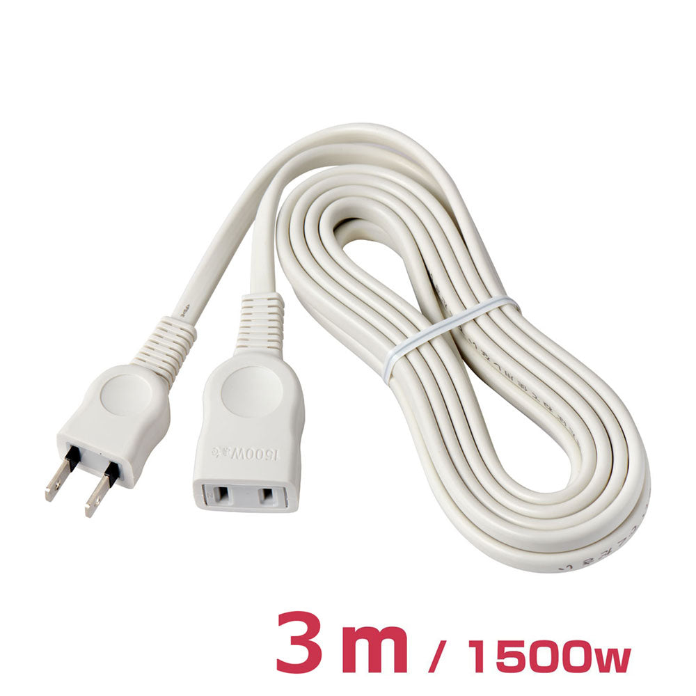 LPE-103N(W) EDLP延長コード3M_ELPA(エルパ・朝日電器)