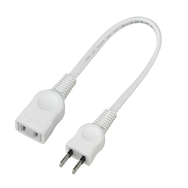 W-1502B(W) ちょっとコード20cm 15A_ELPA(エルパ・朝日電器)