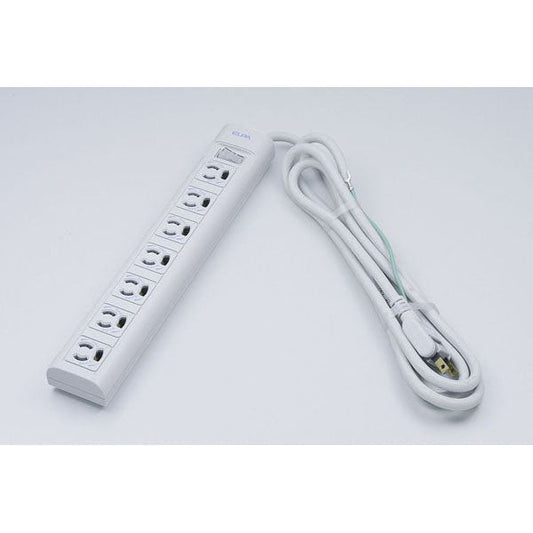 WBN-S7203B(G)_1529700_OAマルチタップ 接地型 7個口 2m_ELPA(エルパ・朝日電器)