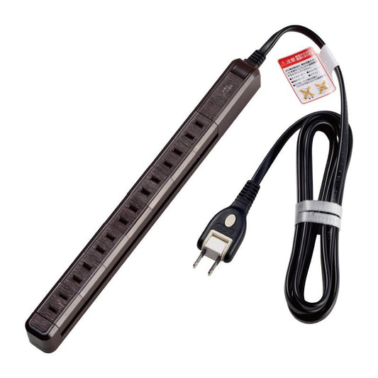 WBS-SL702SB-WD_1964500_耐雷7個口2mスリム回転タップ 木目_ELPA(エルパ・朝日電器)