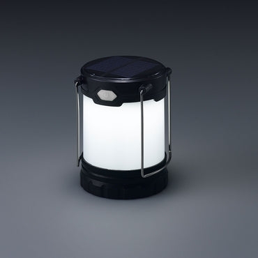 USB充電もできるソーラーランタン_LA9S02BK_YAZAWA(ヤザワコーポレーション)