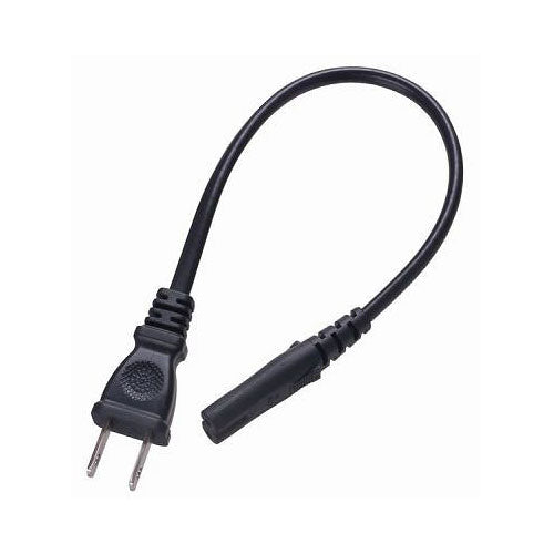 ACアダプタ用コード付プラグ2P_ACP2002BK_YAZAWA(ヤザワコーポレーション)