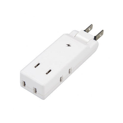 雷ガード付極小コーナータップ4個口ホワイト_Y02CMK400WH_YAZAWA(ヤザワコーポレーション)