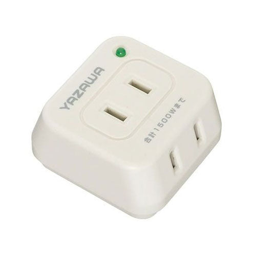 雷サージ付トリプルタップ13000V白_Y02THK300WH_YAZAWA(ヤザワコーポレーション)