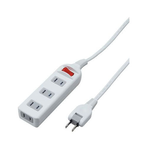 耐トラシャッター集中スイッチ付4個口1m_YAZAWA(ヤザワコーポレーション)