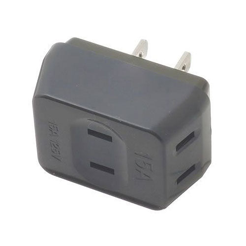 耐トラ付トリプルタップ3個口黒_Y02T300BK_YAZAWA(ヤザワコーポレーション)