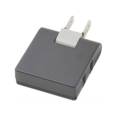 耐トラ付コーナータップミニ2個口黒_Y02C200BK_YAZAWA(ヤザワコーポレーション)