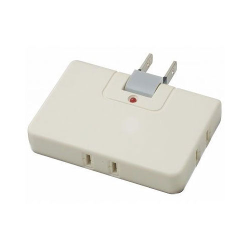 雷サージ付コーナータップ3個口白_Y02CK300WH_YAZAWA(ヤザワコーポレーション)