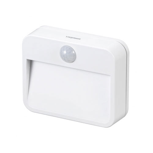 乾電池式人感明暗ナイトライト2灯_NBSMN14WH _YAZAWA(ヤザワコーポレーション)