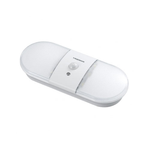 乾電池式置き型人感明暗ナイトライト_NBSMN15WH_YAZAWA(ヤザワコーポレーション)