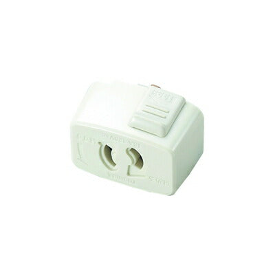 抜け止めコンセントプラグ ライティングダクト用 ホワイト SF6013WH_YAZAWA(ヤザワコーポレーション)