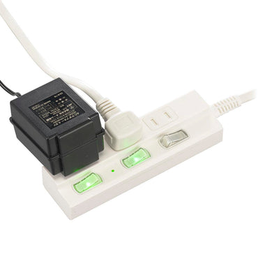 雷ガード付節電タップ(3個口/5m/LEDランプ付個別スイッチ/L型プラグ/ホワイト)_00-1571_HS-TPK35W-22_OHM(オーム電機)