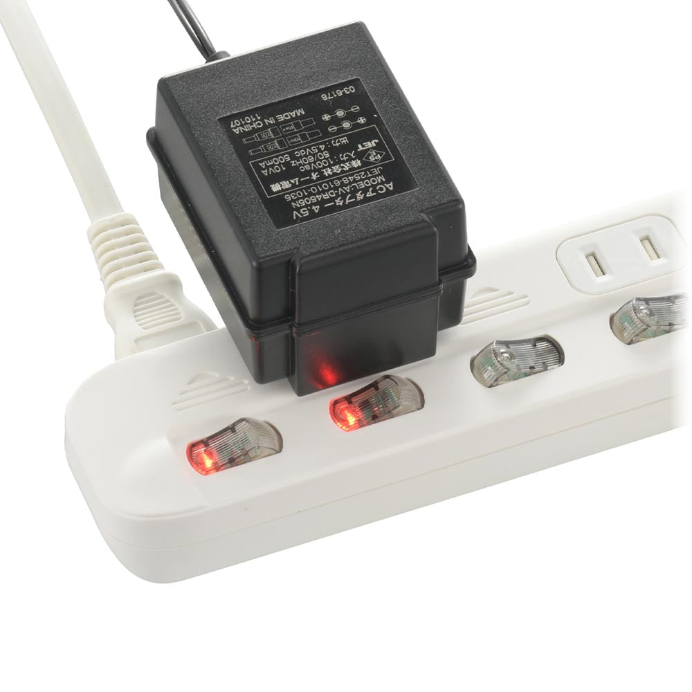 個別スイッチ付節電タップ交互コンセント(4個口/2m/LEDランプ付/L型プラグ/ホコリシャッター)_00-1653_HS-TP42ADW22_OHM(オーム電機)