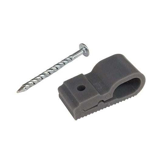 釘付 F用片サドル(S/100個入り)_00-4269_DZ-FKS100P_OHM(オーム電機)