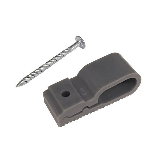 釘付 F用片サドル(M/100個入り)_00-4270_DZ-FKM100P_OHM(オーム電機)