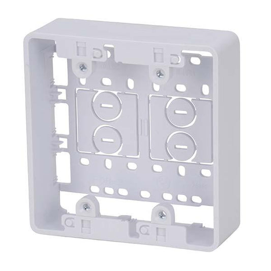 モール用BOX(白/2個用)_00-4281_DZ-FCB2W_OHM(オーム電機)