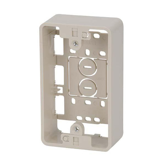 モール用BOX(ミルキー/1個用)_00-4282_DZ-FCB1M_OHM(オーム電機)