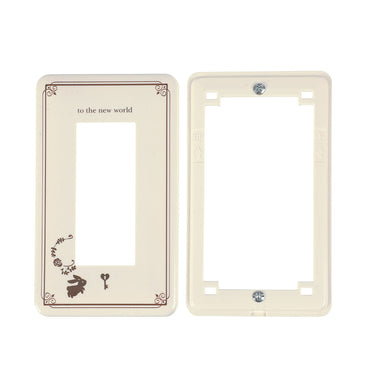 スイッチプレート ウサギ3(ネジ付き)_00-4697_HS-UU03_OHM(オーム電機)