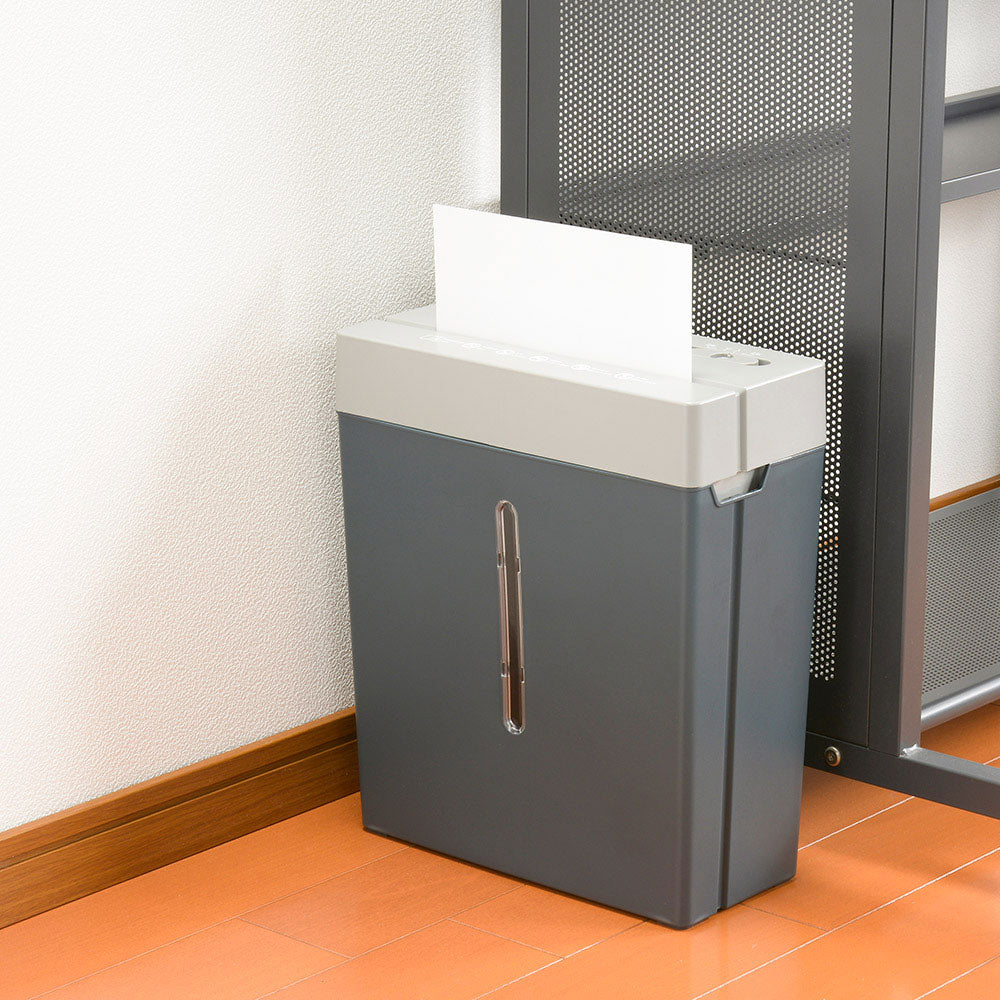 静音クロスカットシュレッダー(容量10リットル/A4/グレー)_00-5291_SHR-X585S_OHM(オーム電機)