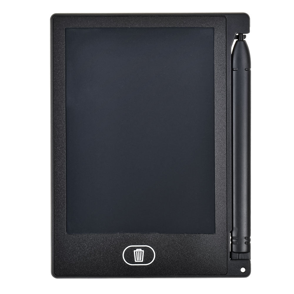 電子メモパッド(4.4インチ相当/39g/厚さ5.5mm/CR1220コイン形電池×1個付属/専用スタイラスペン&ペンホルダー付属/0.7mm細字/ブラック)_00-5640_JIM-C4K_OHM(オーム電機)