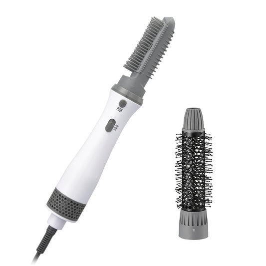 カールドライヤー(静音タイプ62dB/400W/ブラシ2種類付/コード1.8m/ホワイト)_00-5877_HB-HI812W_OHM(オーム電機)