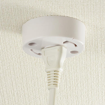 丸形引掛露出ローゼットコンセント付(600Wまで)_00-7059_HS-LH03E_OHM(オーム電機)