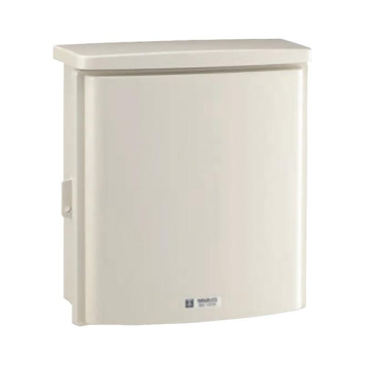 【納期約2週間】未来 プラスチック製防雨ボックス(屋根一体型/ミルキーホワイト)_00-7824_WB-10DM_OHM(オーム電機)