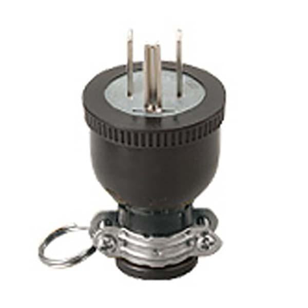 接地2P15A ゴムプラグ_00-8123_ME2538_OHM(オーム電機)