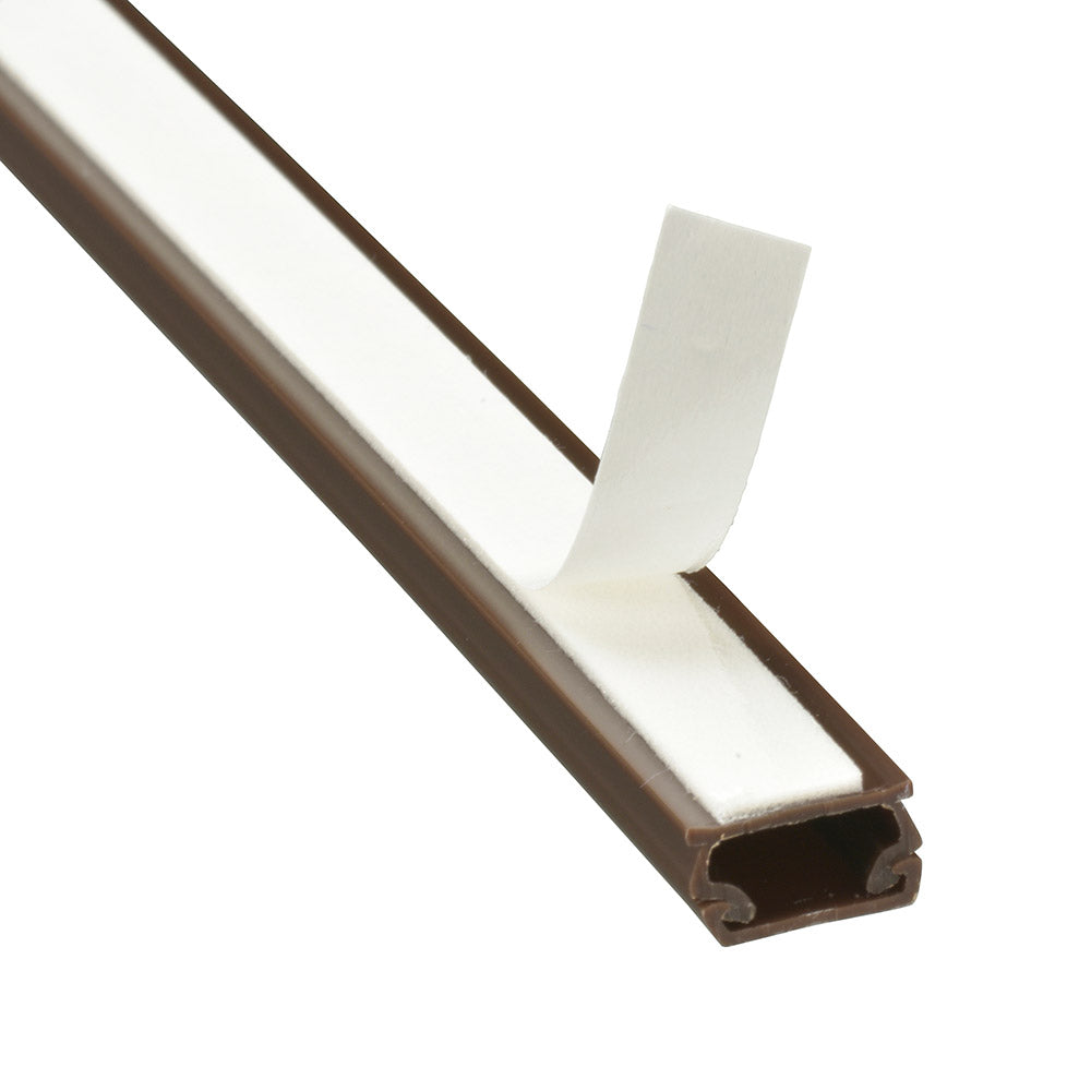 【5個セット】テープ付ABSモール(0号/1m/チョコ)_00-9568-5_DZ-AMT01-CH_OHM(オーム電機)
