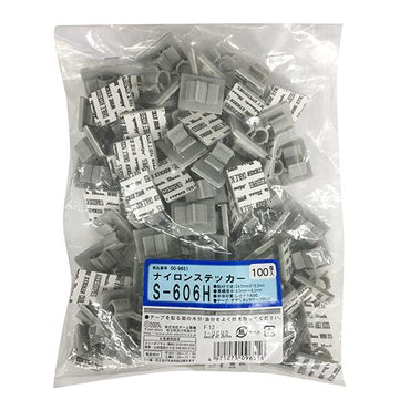 ナイロンステッカー(S606/100個入り)_00-9651_S606_OHM(オーム電機)