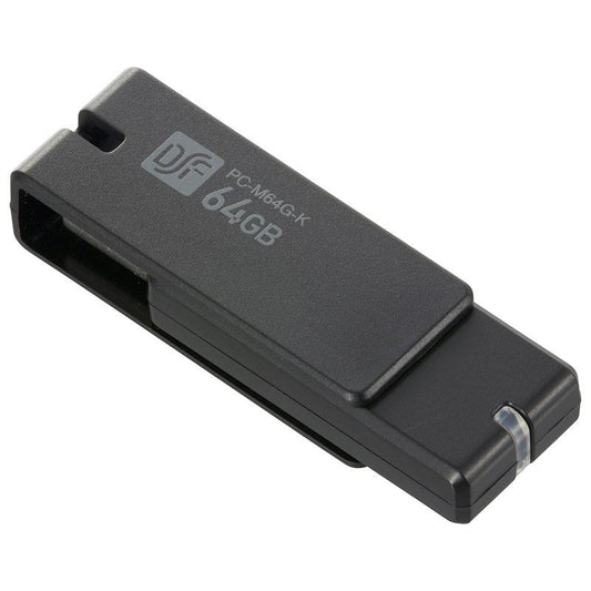 USB3.0 フラッシュメモリー 64GB_01-0050_PC-M64G-K_OHM(オーム電機)