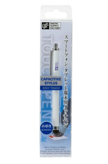 スマートフォン・端末タブレット用タッチペン(シンプル/静電式画面対応/ホワイト)_01-3475_SMP-TPLW-1W_OHM(オーム電機)
