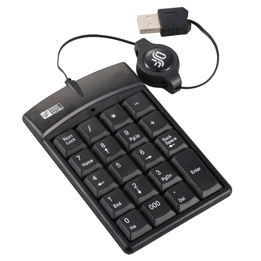 USBテンキー(ケーブル巻き取り式)_01-3516_PC-STK3-K_OHM(オーム電機)
