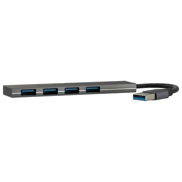 【USB Type-Aコネクタ接続】USB3.2Gen1×4ポートハブ(アルミボディ)_01-3975_PC-SH4P307-H_OHM(オーム電機)