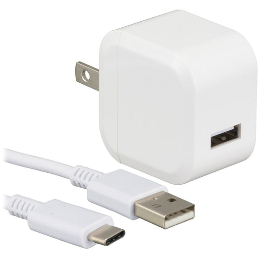 AC充電器(Type-C×1ケーブル脱着型/出力2.4A/ケーブル長1.5m/ホワイト)_01-7164_MAV-AU12W-W_OHM(オーム電機)