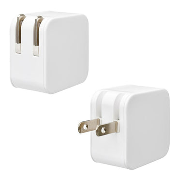 AC充電器(USB Type-C×1、Type-A×1/AC100V~240V対応/最大出力12W 2.4A/ホワイト)_01-7170_MAV-AUC12W-W_OHM(オーム電機)