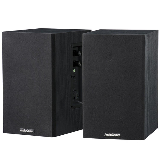 Bluetoothアクティブスピーカシステム(15W+15W大出力アンプ/ブラック)_03-0999_ASP-W752Z_OHM(オーム電機)