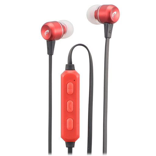 ワイヤレスイヤホン(Bluetooth/ネックコードタイプ/マルチポイント対応/USB充電/レッド)_03-2498_HP-W173N-R_OHM(オーム電機)