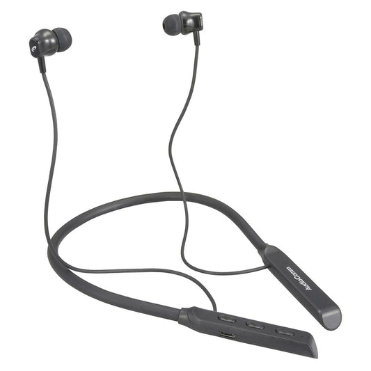 ワイヤレスネックイヤホン(軽量&重低音/Bluetooth/ダイナミック型 口径10mm/連続再生最大10時間/ブラック)_03-2499_HP-W218N_OHM(オーム電機)