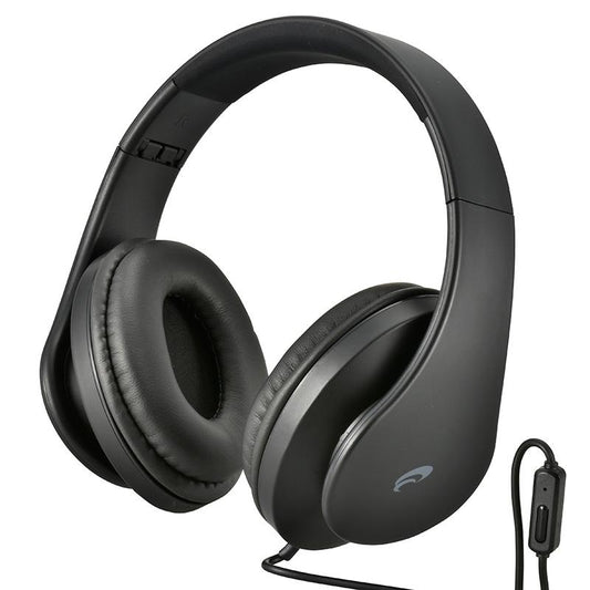 スマホ用ヘッドホン(ブラック)_03-2806_HP-H250N-K_OHM(オーム電機)