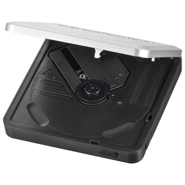 【語学学習に便利】ポータブルCDプレーヤー(乾電池単3×2本とUSBの2電源/シルバー)_03-7240_CDP-400N_OHM(オーム電機)