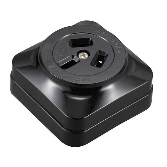 3P20A 角型コンセント_04-7227_HS-K203HK_OHM(オーム電機)