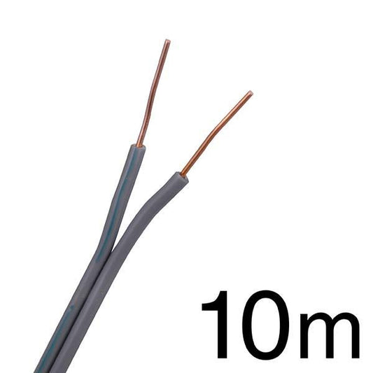 ベル線(10m/灰)_04-7344_TIVF-080-10H_OHM(オーム電機)