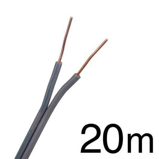 ベル線(20m/灰)_04-7345_TIVF-080-20H_OHM(オーム電機)