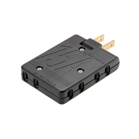 サイドコーナータップ 3個口 黒_04-8108_HS-AS315/K-G_OHM(オーム電機)