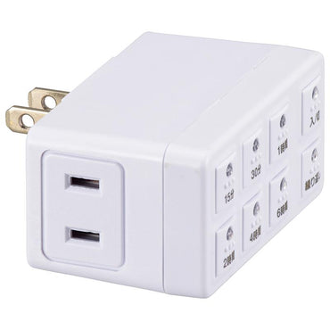 ボタン式デジタルタイマー(ホワイト)_04-8883_HS-AB6H_OHM(オーム電機)