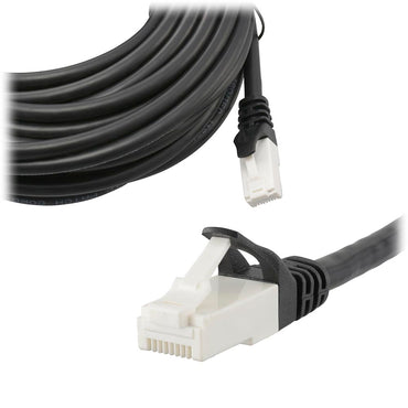 LANケーブル【ツメ折れ防止設計】(カテゴリー6A/高速10Gbps/ストレート/10m/ブラック)_05-1074_PC-N6A100-K_OHM(オーム電機)