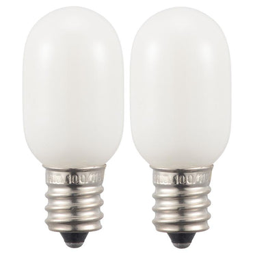 長寿命ナツメ球(5W/白熱電球/ホワイト/E12/2個入り)_06-0567_LB-NLW 5W_OHM(オーム電機)
